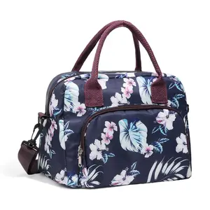 RIVERICH Insulated Lunch Bag for Women, Large Leakproof Waterproof Reusable Lunch Bag For Work Office Gym,Stylish Handbag With Adjustable Shoulder Strap,Durable Thermal Design Anti Spill Easy Clean Fabric Lunch Bag