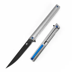 KLAKEN B13 REGENT CEO EDC Pocket Folder Blade: D2 Handle: Titanium