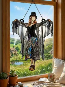 COLECTION - Fleetwood Mac Rumours Stevie Nicks Acrylic Suncatcher, Rhiannon Witch Coven Landslide Suncatcher