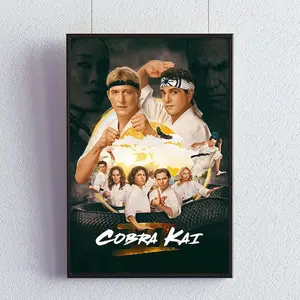 Cobra Kai Movie Poster, 2024 High Quality Wall Art, Room Decor, Gift for Him/Her