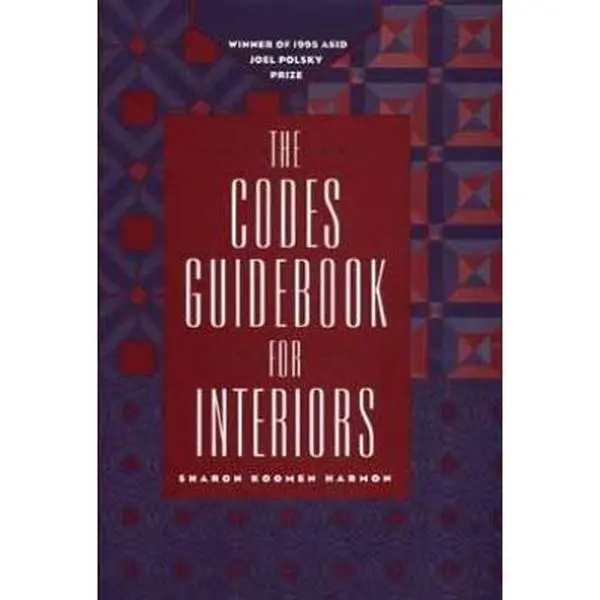 USED Book - The Codes Guidebook for Interiors by Sharon K. Harmon (Hardcover) - english