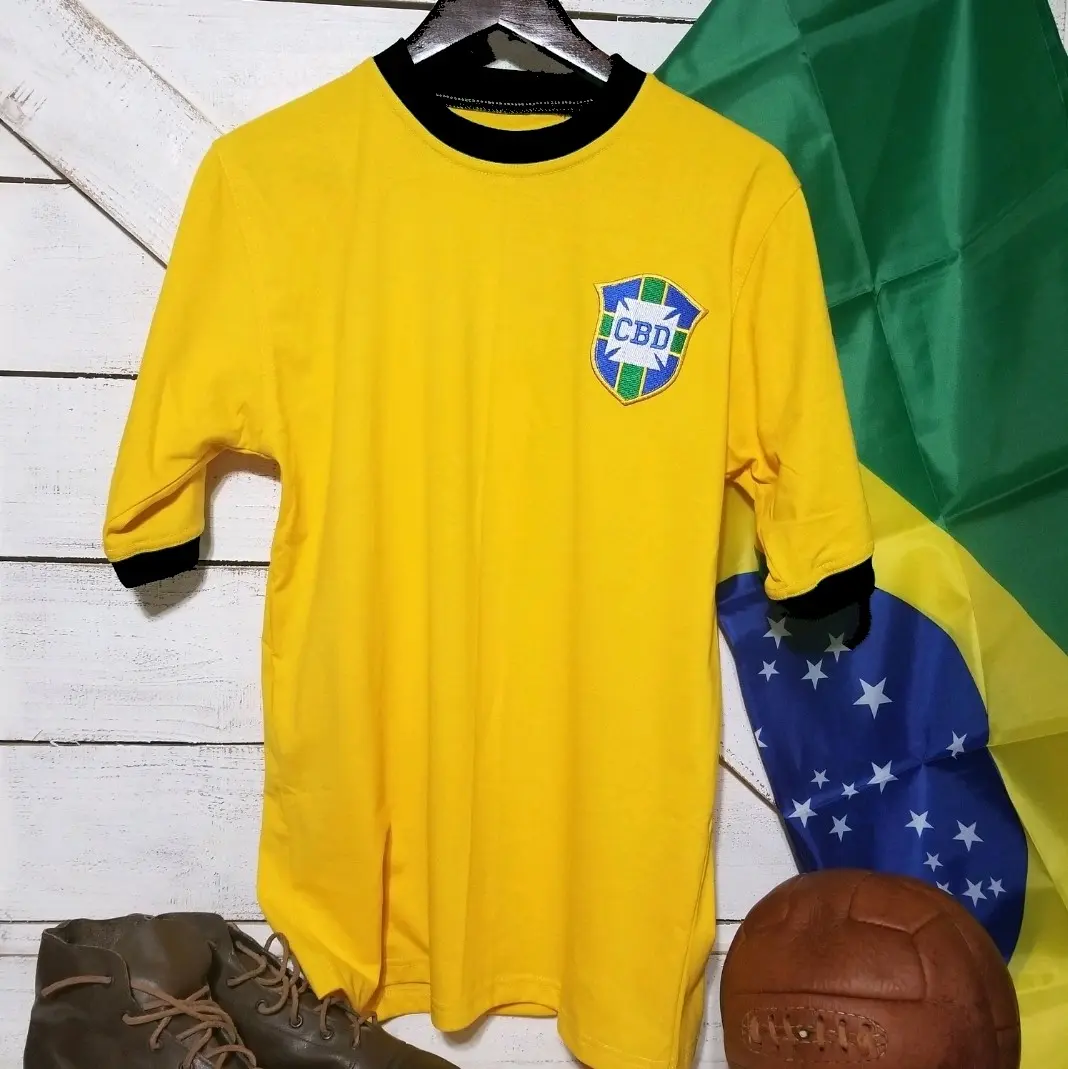 Rey Pele (Brazil) Rey Pele (Brazil) Retro Jerzy #10 Size M,L And XL