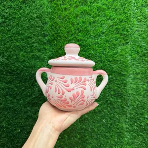 Azucarera Relieve Cielito Lindo, Rosa Rosa (Set 1 Piece).