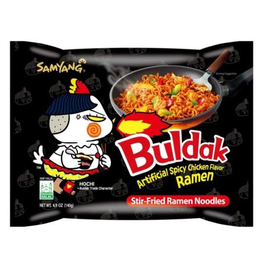 Samyang Buldak Spicy Ramen, Hot Chicken Ramen, Korean Stir-Fried Instant Noodle, Original, 1 Bag with 5 Pack