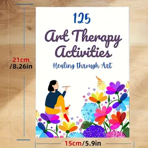 Art therapy worksheets, CBT, DBT, mindfulness, therapeutic social work, mental health, therapeutic workbooks, Workbook Paperback