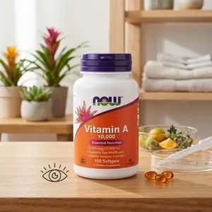 Vitamin A 10,000 IU Softgels, Supports Eye Health & Essential Daily Nutrition, 100 Count