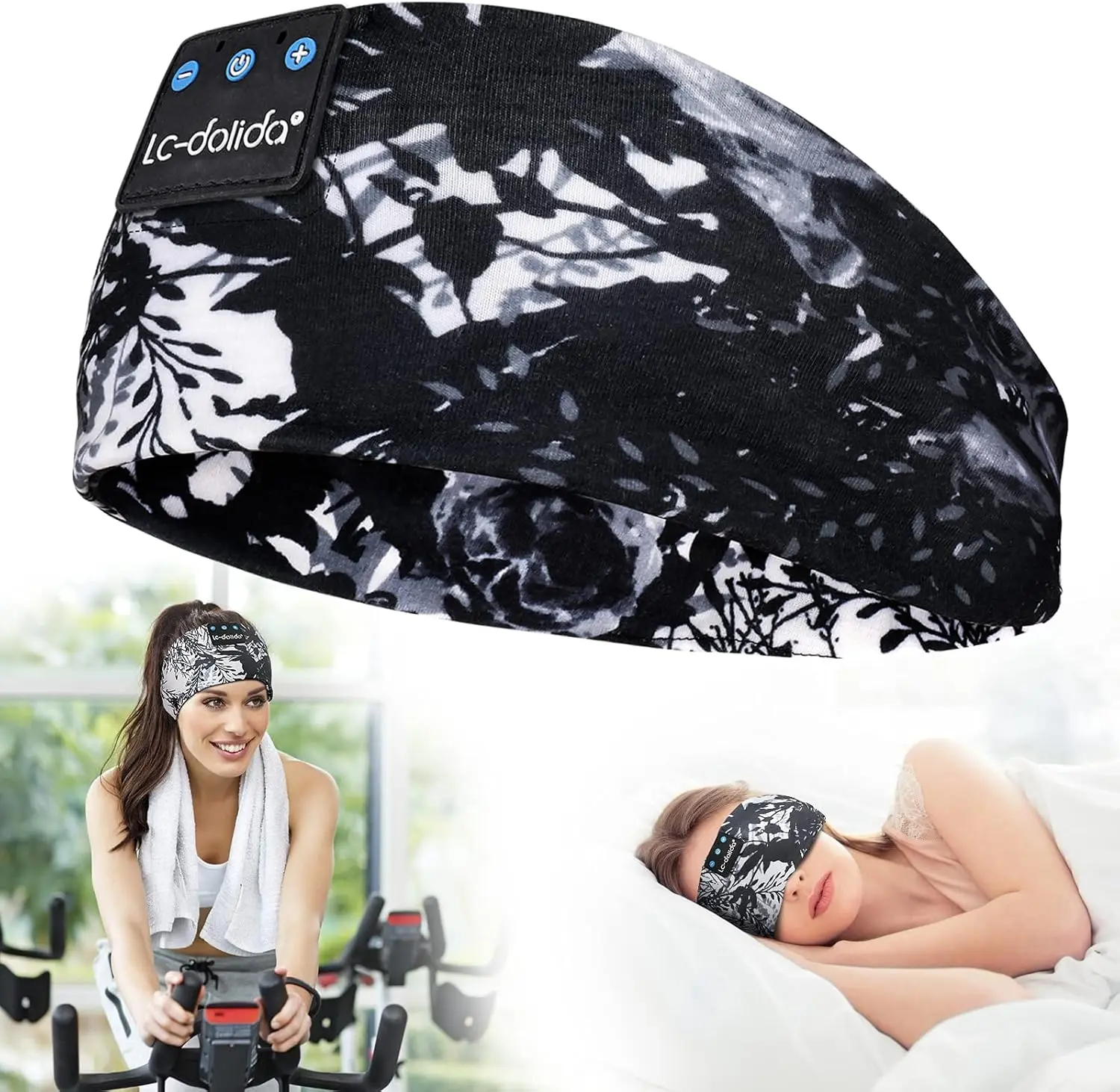 Upgraded Bluetooth 5.4 Sleep Headphones & Headband ,Wireless Eye Mask for Sleeping, Sports, Yoga, Meditation, Travel,, Smart Sleep Mask, Bluetooth Headset Earpads