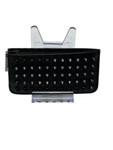 Pre-owned christian louboutin Leather Bag Accessories Black Credilou Coin Pouch & Card Holder