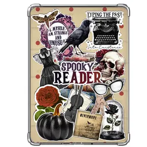 POE the Reader | Cardstock INSERT Cover | Sticker Effect