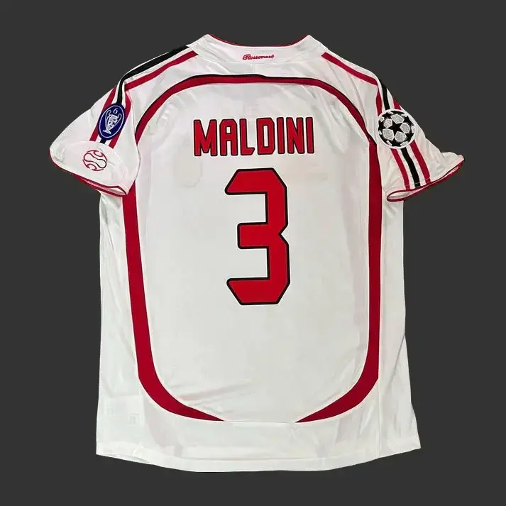 Retro 2006-07 Paolo #3 White Jersey