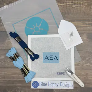 Alpha Xi Delta 3x2 Needlepoint Kit