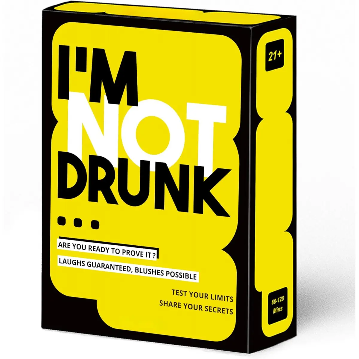 < Not Drunk >   Party Drinking Game Suitable for Game Night - 21st Birthday Gift and Bachelorette Party Game with 55 Fun Cards - Funny and Unforgettable Drinking Card Game - Let the Party Begin
