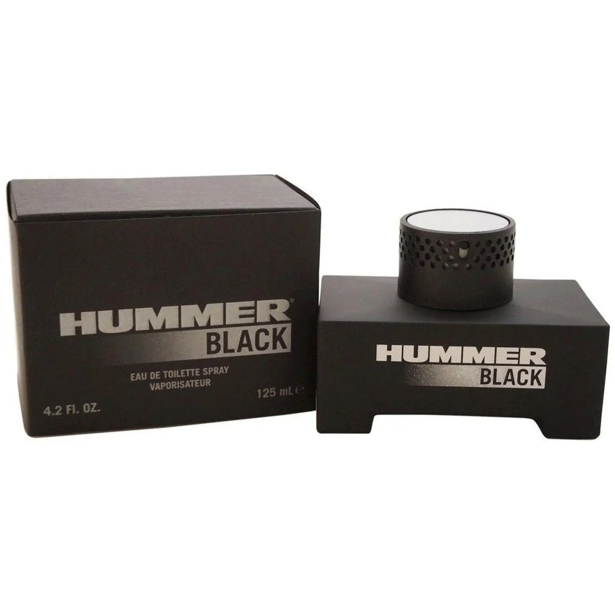 Men's HUMMER Black EDT Type Cologne - 4.2 fl oz, New in Box, Black Spray Perfume, Iris-Infused Fragrance Blend, Scented, Suitable for Casual Wear