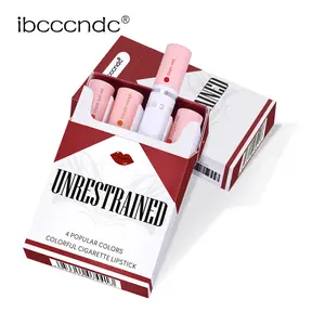 4-Pack Long-Lasting Matte Lipstick Set - Waterproof & Sweatproof, Moisturizing & Hydrating & Smooth Velvet Finish, Long-Wear Tinted Lipsticks, 4 Shades for All Skin Tones, Perfect for Makeup Lovers