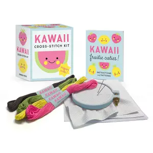 Kawaii Cross-Stitch Kit by RP Minis [Novelty Gift]