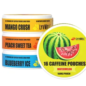 LyvWel Energy Pouches (3 Pack) (56mg fuel/pouch) energy Decky + lip pillow+ pre-workout +nootropics+caffeine pouches+upper Deckys+energy pouches+coffee