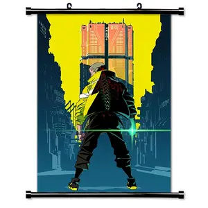 Cyberpunk Edgerunners Fabric Wall Scroll Poster (16" x 21") Inches Brand New