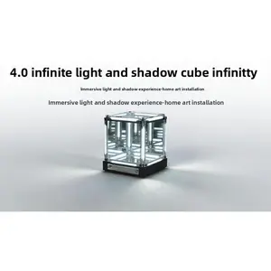 Electronic Game Desktop Technology Atmosphere Light 4-Dimensional Space Hypercube Creative Desktop Night Light Game Accessories