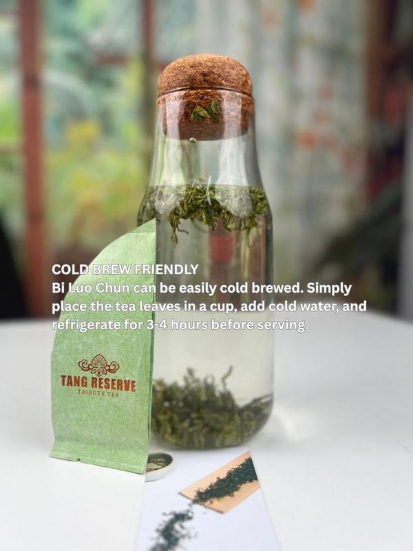 Tang Reserve Bi Luo Chun Green Tea Cold Brew Taseting Kit (30g/box) - Spring 2025, Sweet & Refreshing Aroma, Medium Caffeine, Gluten-free, Spring 2025 Harvest