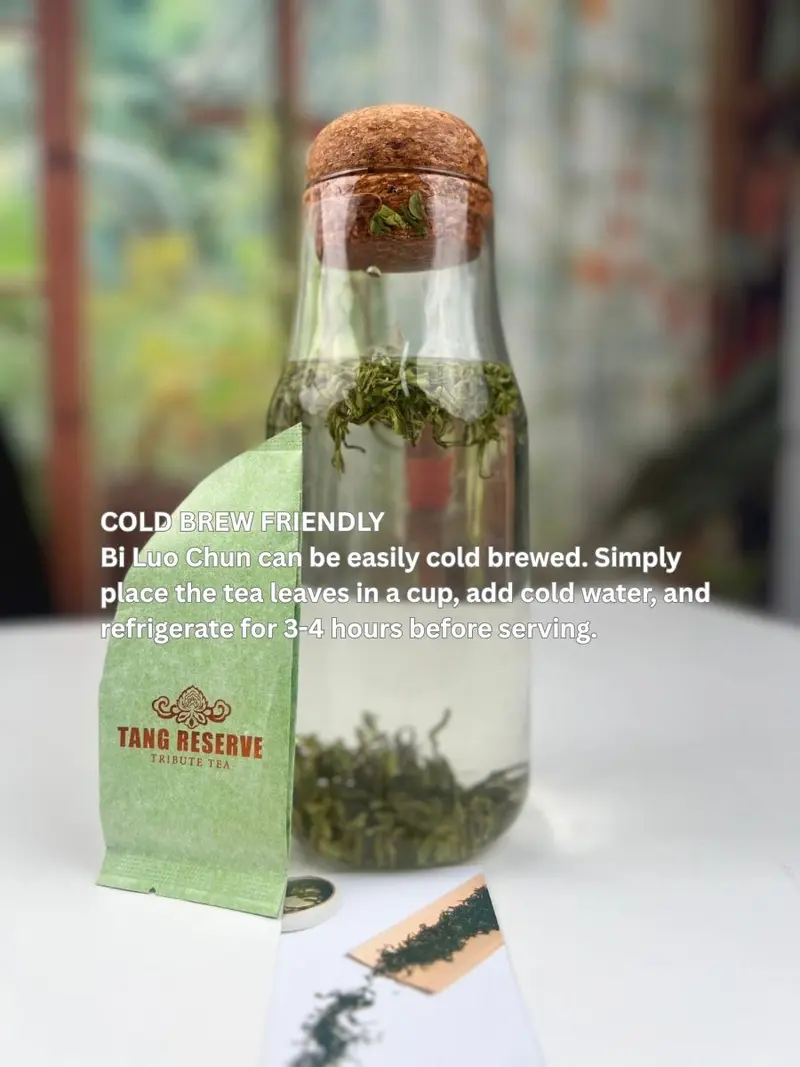 Tang Reserve Bi Luo Chun Green Tea Cold Brew Taseting Kit (30g/box) - Spring 2025, Sweet & Refreshing Aroma, Medium Caffeine, Gluten-free, Spring 2025 Harvest
