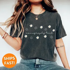 Comfort Colors® Mammo Tech T Shirt, Mammo Tech Shirt, Mammo Tech tee, mammography tech shirt, mammography sweatshirt, mammography tshirt Cotton Knit Top Womenswear