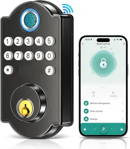 WiFi Smart Door Lock Keyless Entry Fingerprint Alexa Deadbolt