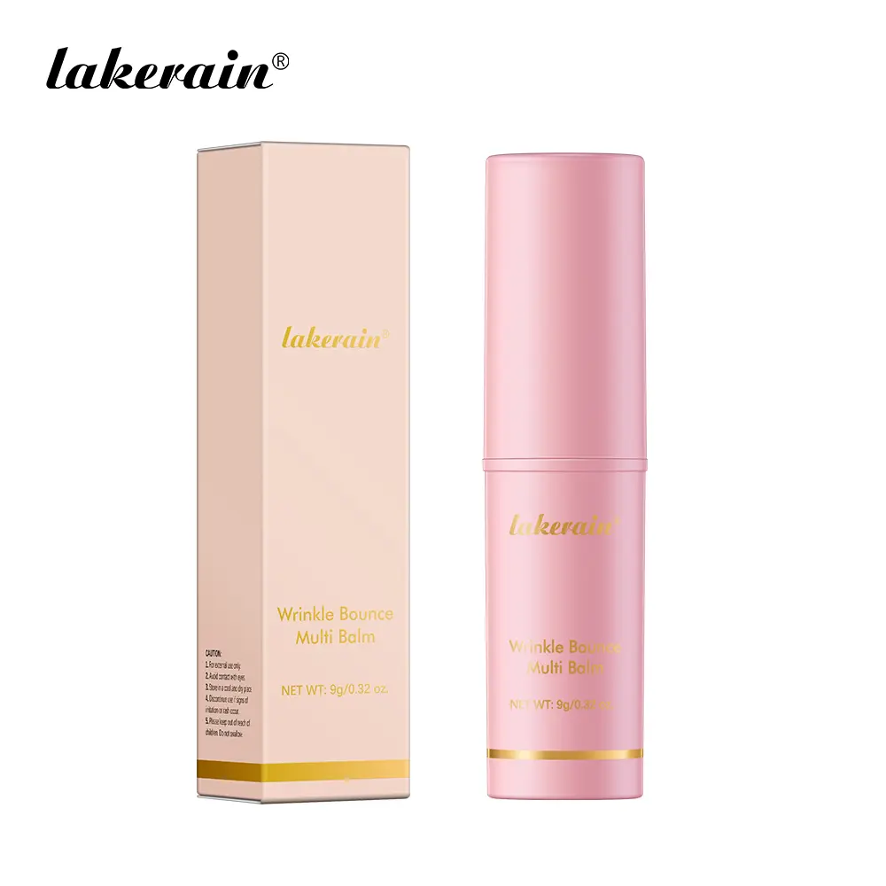 lakerain Wrinkle Bounce Multi Balm - Hydrating Moisture Stick, Improves Fine Lines Appearance, On-the-Go All-Purpose Skincare Balm, 0.32oz, Hydrate nourish hydration collagen volume daily moisturizer
