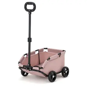 Dog Stroller 4 Wheels Folding Dog Cart Pet Stroller for Travelling Shopping Walking Playing for Small Dogs Cats carrier