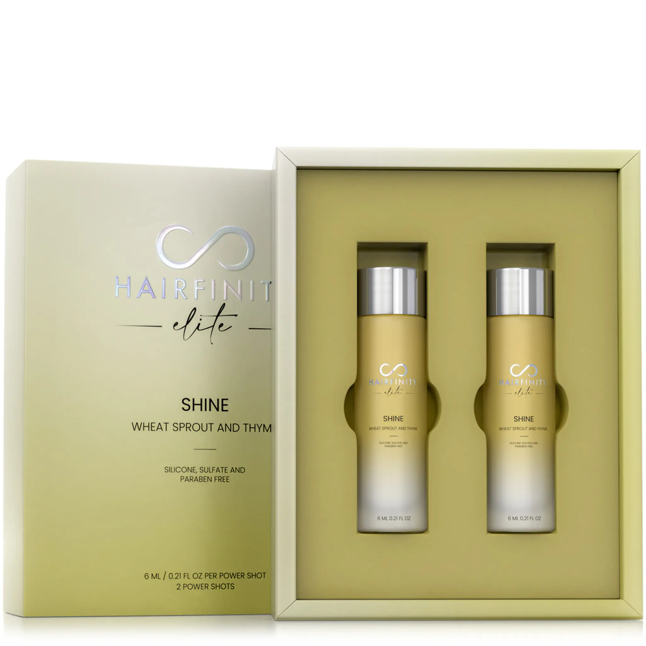 SHINE Power Shot Duo for Luminous Hair | Ultimate Gloss and Vitality Boost | Add to Your Shampoo and Conditioner for Custom Haircare