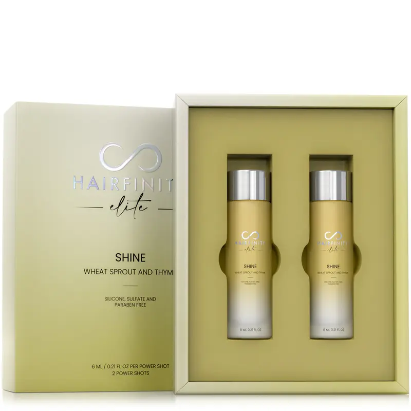 SHINE Power Shot Duo for Luminous Hair | Ultimate Gloss and Vitality Boost | Add to Your Shampoo and Conditioner for Custom Haircare