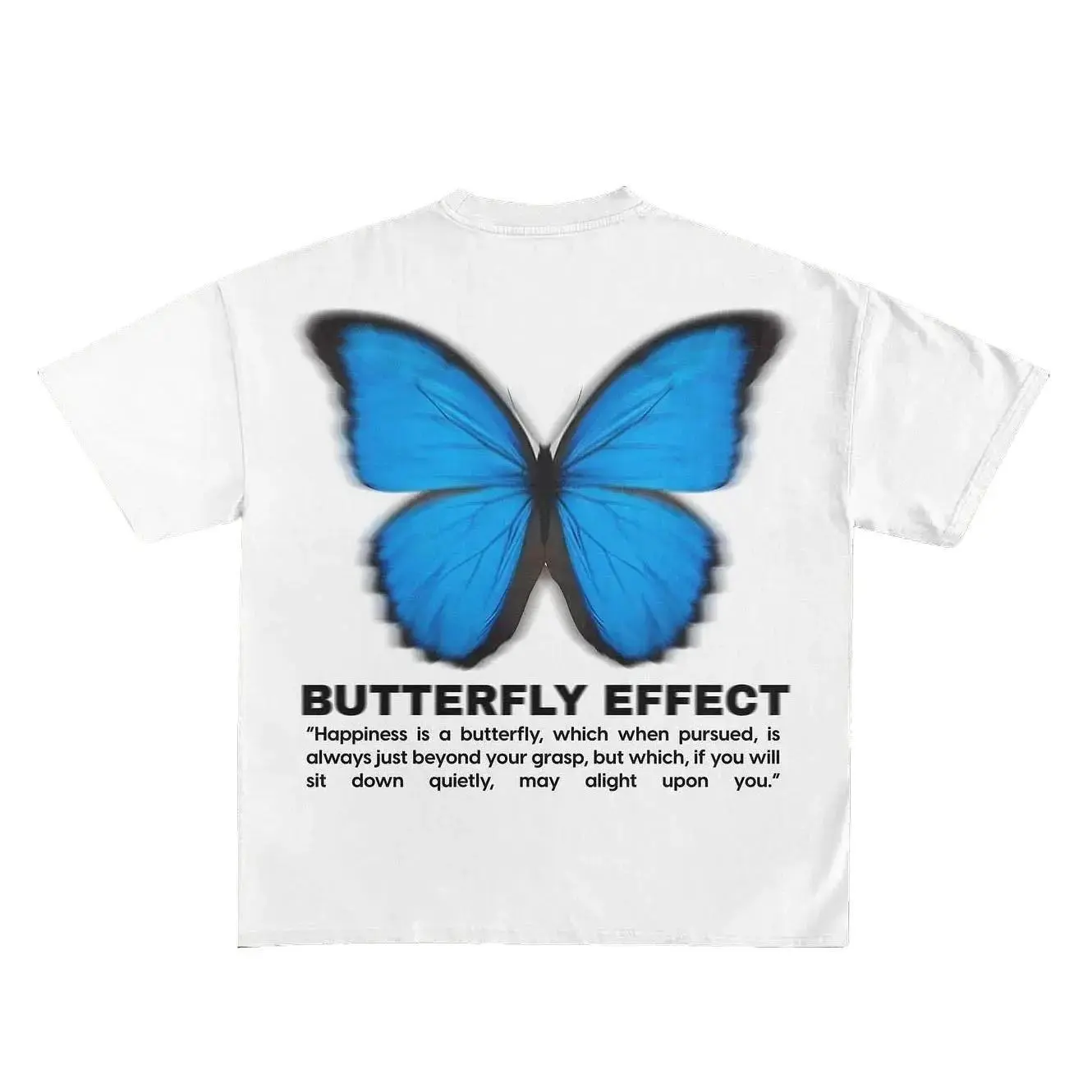 Butterfly Effect Print Short Sleeve T-Shirt Womenswear Top Love Underwear Lady Streetwear Tshirt Summer Casual Crewneck halloween shirt