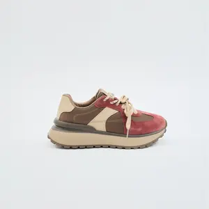 Eudora Red Women`s Spring Casual Sneakers