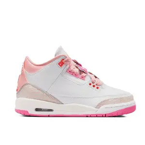 Youth Jordan 3 Retro 'Spring Flowers' Pearl Pink/Orange (II0599 600) (GS)