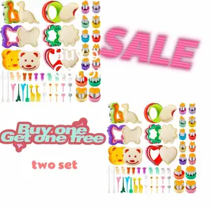 Kids Bento Box Accessories 48Pcs Set, Cute Sandwich Cookie Cutters & Food Picks for Fruit Vegetable Shaping