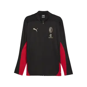 PUMA Mens Ac Milan Jacket Soccer Cleats - Black PUMA Mens Ac Milan Jacket Soccer Cleats - Black
