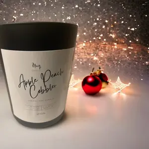 Apple Peach Cobbler - Home Decor Holiday Candle 11 oz