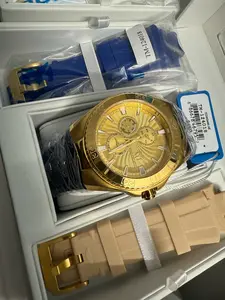 Technomarine 45mm 3 Strap Set Gold-Tone Watch with Three Different Straps TM-124018