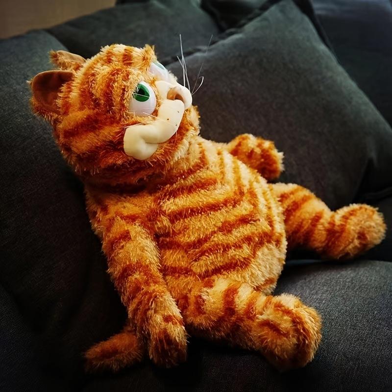 11.81 Inches Ugly Fat Cat Plush Toy Kitten Doll Funny Stuffed Animal Birthday Gift Party Props Holiday Christmas Gifts
