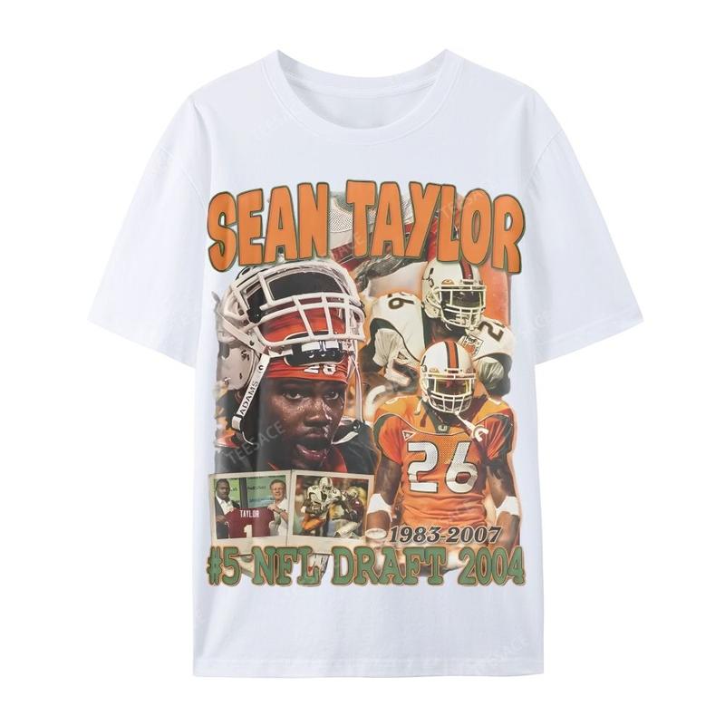 Sean Taylor Casual Short Sleeve T-Shirt, Gift For Fan, Gift For Her, Gift For Him