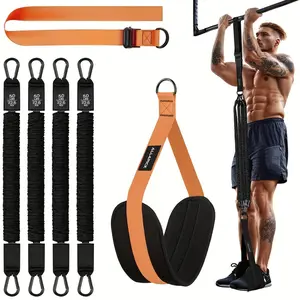 Pull Up Assistance Bands, Resistance Bands for Pull Up Bar Workout, Adjustable Heavy Duty Pull Up Assist Equipment with 4 Assistance Bands, Home Gym Fitness Exercise Strength Training
