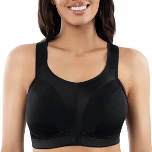 PARFAIT Active P62121 Wirefree Full Busted and Full Coverage Mid-high Impact Unlined Sports Bra