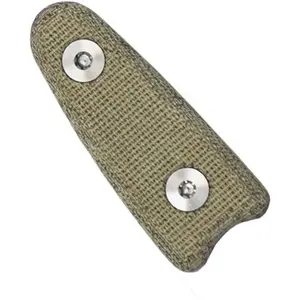 Canvas Micarta Knife Handle Scales, Grip Upgrade for Fixed Blade Hunting Knives, USA Made Handle Accessory for Camping Hiking Survival Tactical Knives, Perfect Outdoor Gifts for Men