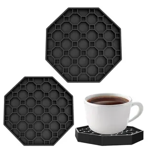 Coffee Drip Tray - 6-Inch Octagonal Drip Tray with Honeycomb Grid - Overflow Cup Pad, Suitable for Coffee, Tea, Wine, Beverages