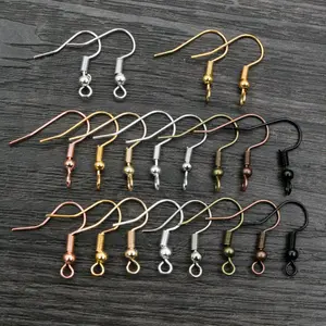 100pcs 20*17mm Ear Hooks Earrings Clasps Findings Earring Wires For Jewelry Making Supplies