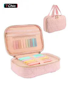 Large Pencil Case Pouch, Extra Big Pencil Bag, Pen Bag Wide Opening, Soft Pencil Pouch Organizer with Zipper, Cute Aesthetic School Supplies for Teen Girls