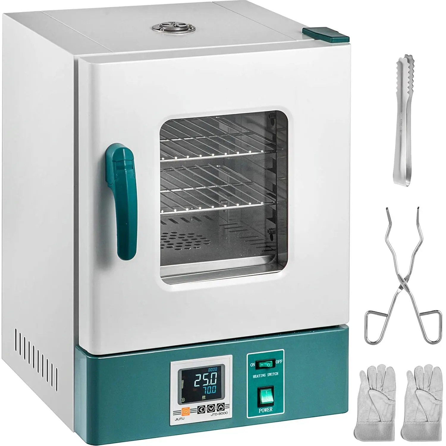 VEVOR Lab Incubator 20L Bacteria Incubator RT+5-65℃ Scientific Digital Incubator PID Temperature Control Microbiological Laboratory Incubator for Bacterial Culture Seed Germination Medical Science
