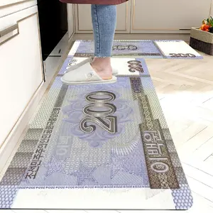 Entry floor mat 200 foreign banknotes kitchen carpet