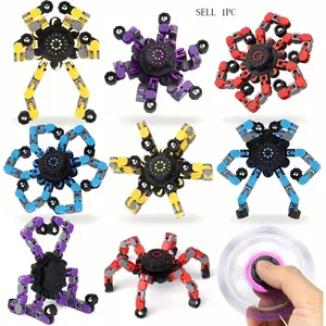 1pc Robot Fidget Spinner Toy, Mechanical Fidget Toy for Stress Relief, Creative Hand Spinner, Fun Party Favor Toy for Anxiety Relief