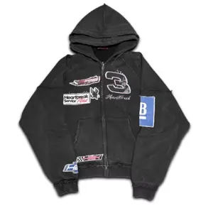 Y2K Zip up Hoodie Oversized Pattern Letter Patchwork New Sweatshirt Hoodie Men and Women Gothic Long Sleeved Hoodies Streetwear BiggOrange