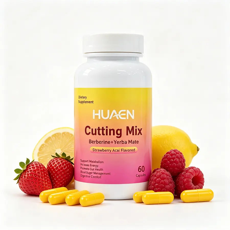 Classic Gluten-Free GMO-Free Edible Natural Ingredients Magnesium Vitamin Daily Nutrition Supplement for All Ages, Strawberry Acai Flavor Ready-to-Take Cut Drink Mix Capsules, 60 Servings, No Prep Needed, Boosts Metabolism, Ideal for Fitness Workouts